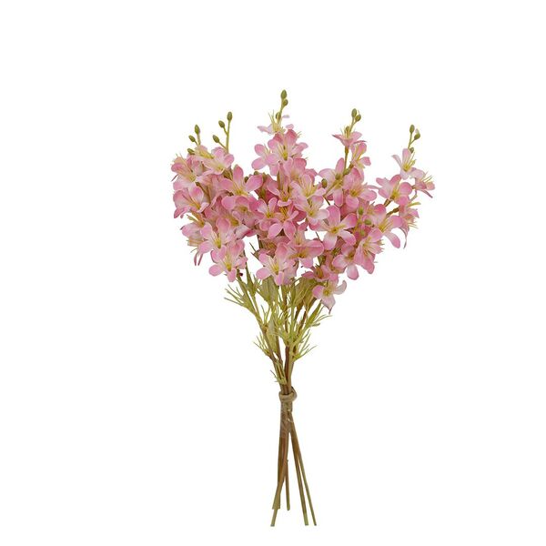 Buquê Flor Do Campo Artificial Rosa |flores Permanentes Formo